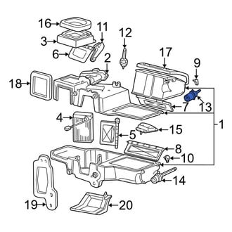 Ford OE - HVAC Defrost Mode Door Actuator
