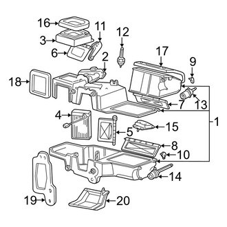 Ford OE - Air Conditioner & Heater - Heater Components (Except Floor Console)