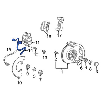 Ford OE - Front Right Brake Hydraulic Hose