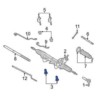 Ford OE - Lower Rack and Pinion Mount Bushing