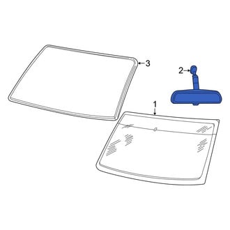 Ford OE - Front Interior Rear View Mirror