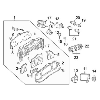 Ford OE - Instrument Panel - Cluster & Switches