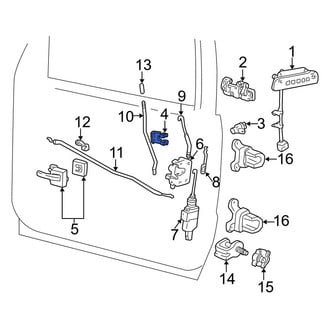 Ford OE - Door Lock Cylinder Clip