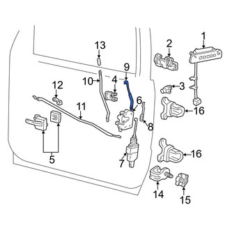 Ford OE - Front Left Outer Door Handle Link