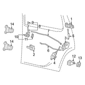 Ford OE - Rear Door - Lock & Hardware