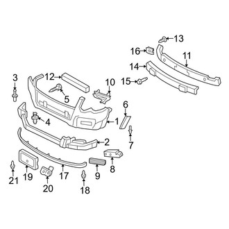 Ford OE - Front Bumper - Bumper & Components (XLT)