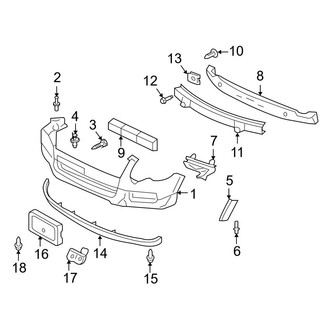 Ford OE - Front Bumper - Bumper & Components (Limited)