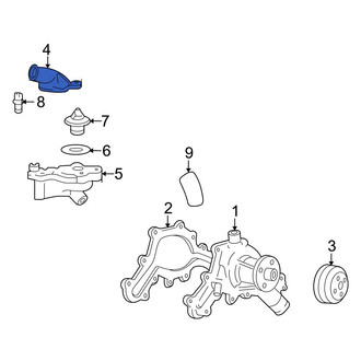 Ford OE - Upper Engine Coolant Thermostat Housing