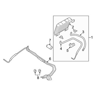 Ford OE - Cooling - Trans Oil Cooler (4.6L 6-Speed)