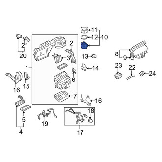 Ford OE - HVAC Blower Motor Assembly