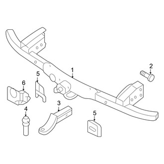 Ford OE - Frame - Tow Hook & Hitch