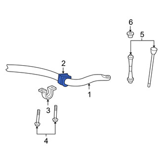 Ford OE - Front Left Suspension Stabilizer Bar Bushing