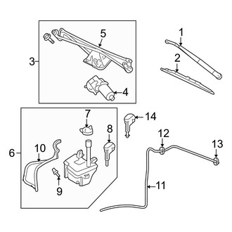 Ford OE - Windshield - Wiper & Washer Components