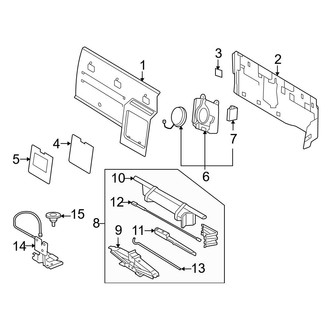 Ford OE - Cab - Interior Trim (Back Panel)
