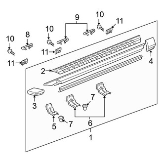 Ford OE - Cab - Running Board (Type 1)