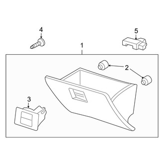 Ford OE - Instrument Panel - Glove Box