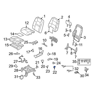 Ford OE - Front Power Seat Switch Knob