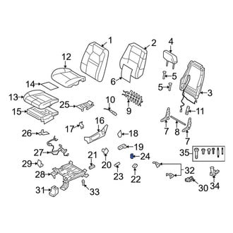 Ford OE - Front Power Seat Switch Knob