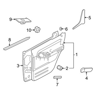 Ford OE - Rear Door - Interior Trim