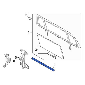 Ford OE - Rear Back Glass Seal