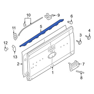 Ford OE - Rear Tailgate Molding