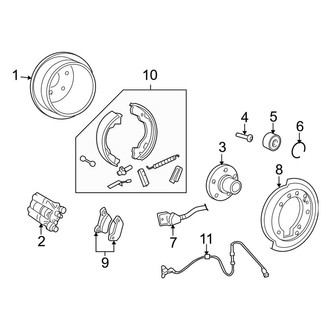 Ford OE - Wheel Bearing Snap Ring