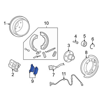 Ford OE - Rear Disc Brake Pad Set