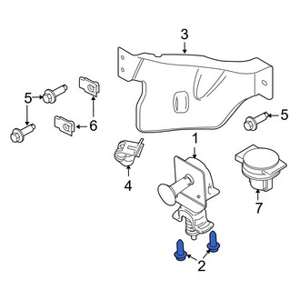 Ford OE - Spare Tire Carrier Winch Bolt