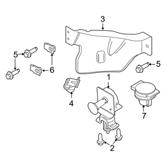 Ford OE - Spare Tire Carrier - Carrier & Components