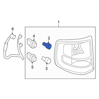 Ford OE - Tail Light Bulb