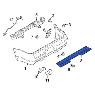 Ford OE - Rear Bumper Step Pad
