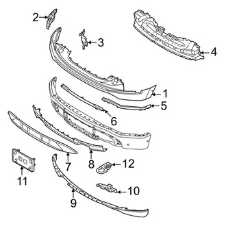 Ford OE - Front Bumper - Bumper & Components (Bumper Trim)