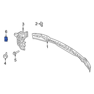 Ford OE - Inner Radiator Shutter Assembly Nut