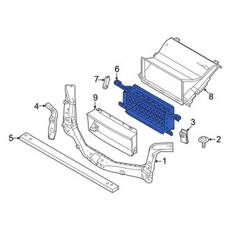 Ford OE - Front Radiator Shutter Assembly