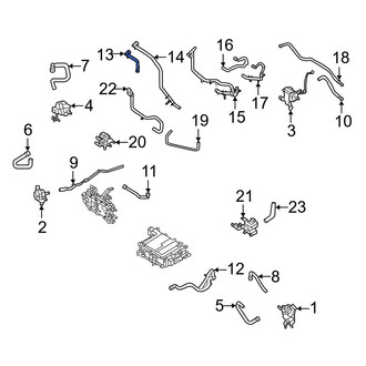 Ford OE - Engine Coolant Pipe