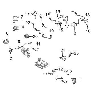 Ford OE - Cooling - Hoses & Lines (Front)