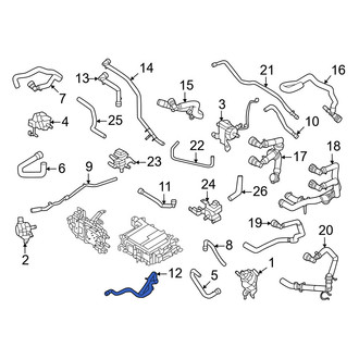 Ford OE - Engine Coolant Pipe
