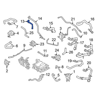 Ford OE - Engine Coolant Pipe