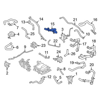 Ford OE - Engine Coolant Pipe