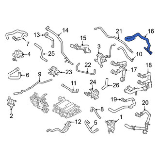 Ford OE - Engine Coolant Pipe