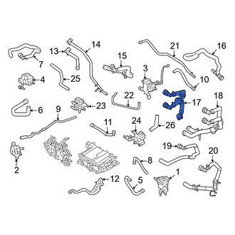 Ford OE - Engine Coolant Pipe