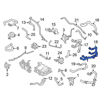 Ford OE - Engine Coolant Pipe