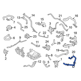 Ford OE - Engine Coolant Pipe