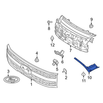 Ford OE - Front Left Outer Grille Molding