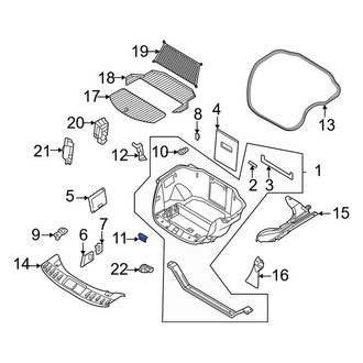 Ford OE - Front Cowl Panel Drain Hose