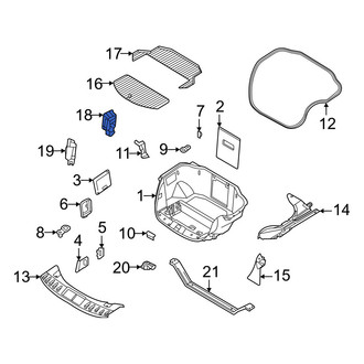 Ford OE - Front Cargo Area Light Switch