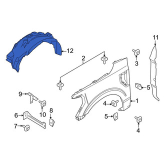 Ford OE - Front Right Fender Splash Shield