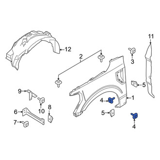 Ford OE - Lower Fender Support Bolt