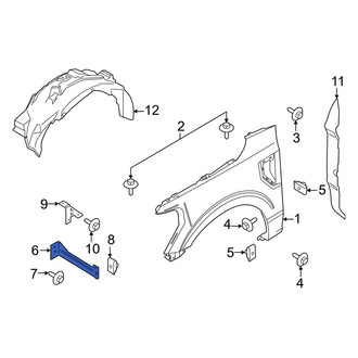 Ford OE - Left Fender Brace