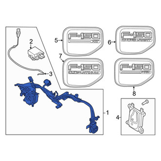 Ford OE - Drive Motor Battery Pack Charging Port Assembly